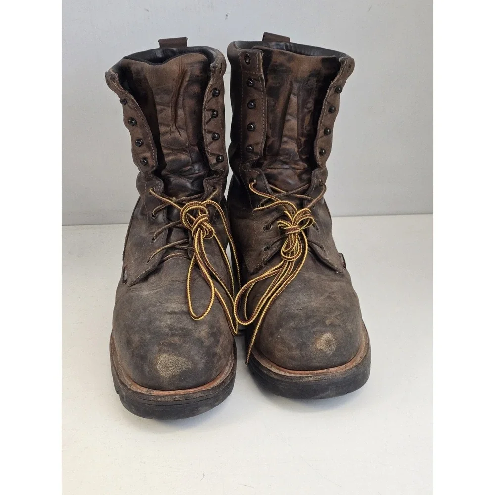 Used Red Wing‎ Shoes ASTM F2413-18 Steel Toe Work Boots Size 11 D Used